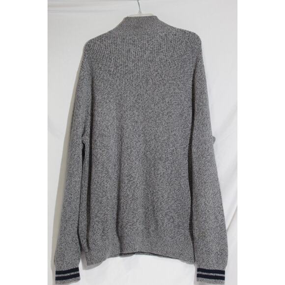 Tommy Hilfiger Henley Knit Sweater Gray LS Men's XXL Cotton Preppy Grandpa Core - Picture 2 of 11